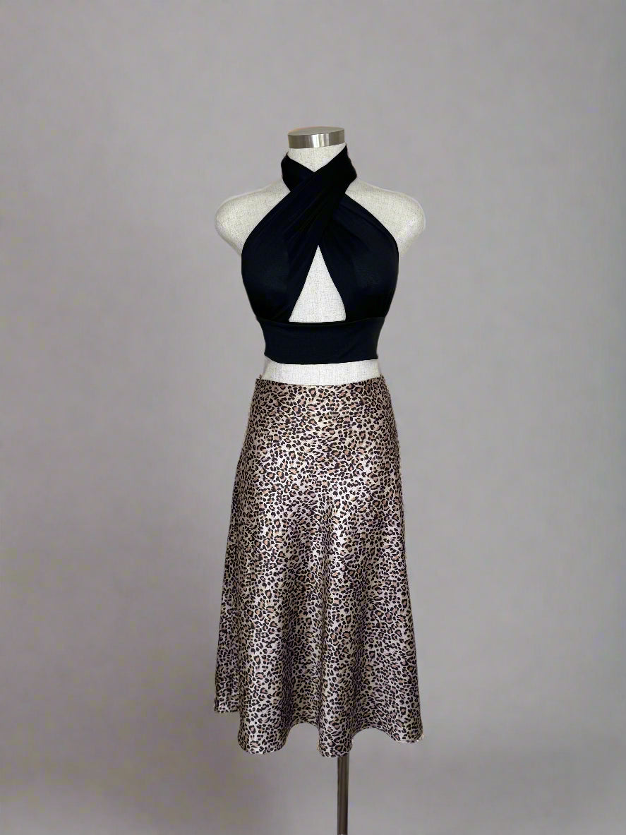 Cross Front Halter Top