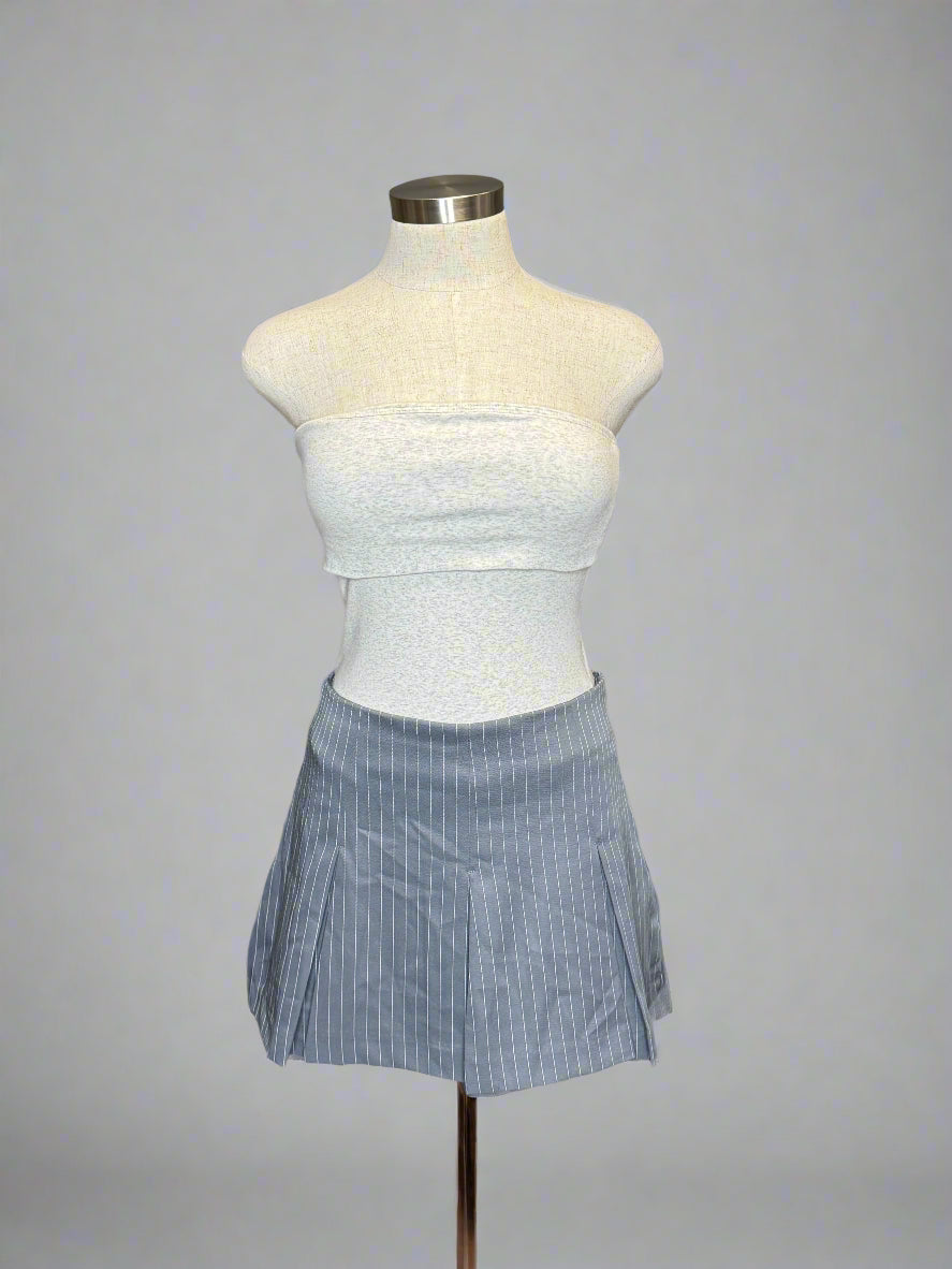 Pin Stripe Mini Skort