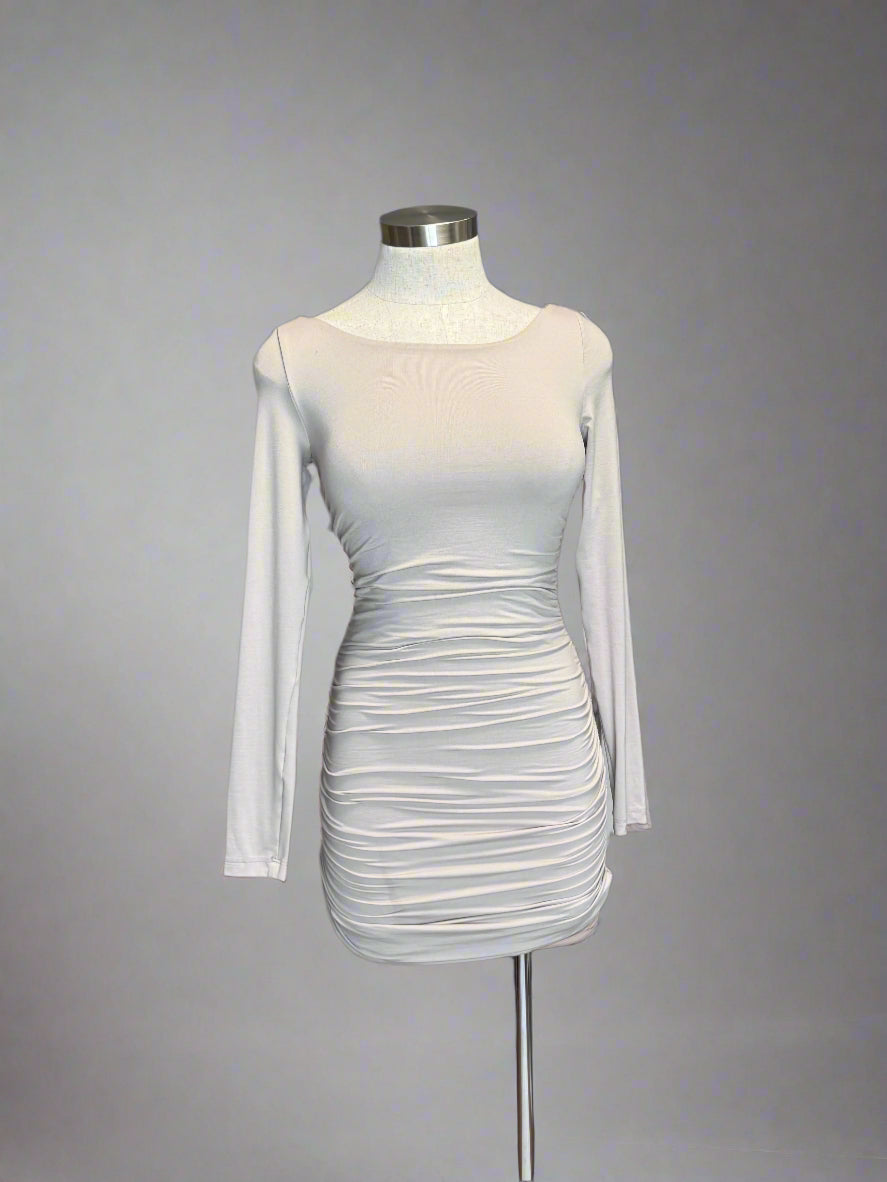 Ruched Bodycon Mini Dress