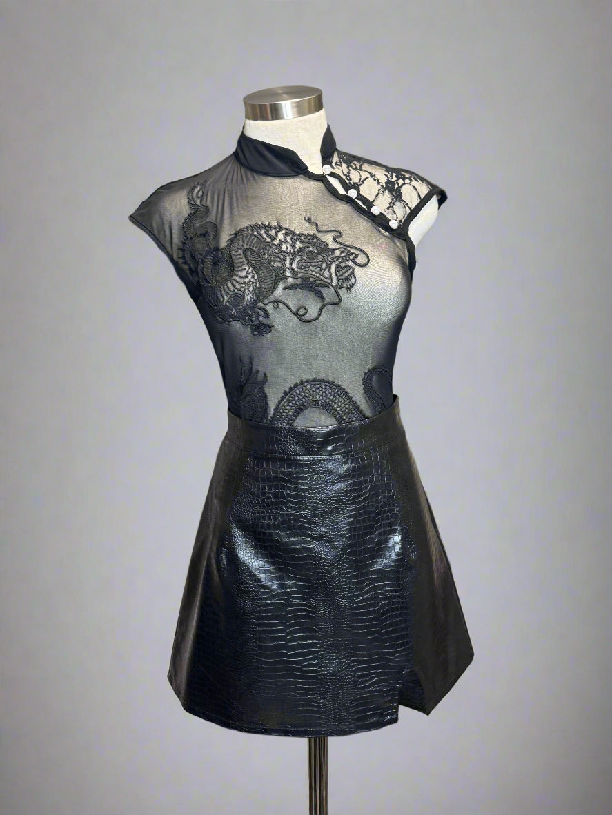Mesh Dragon Bodysuit