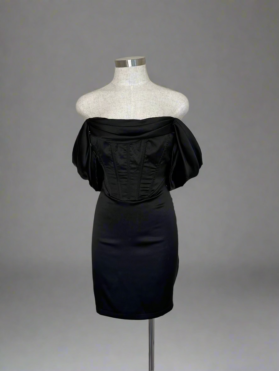 Satin Corset Mini Dress