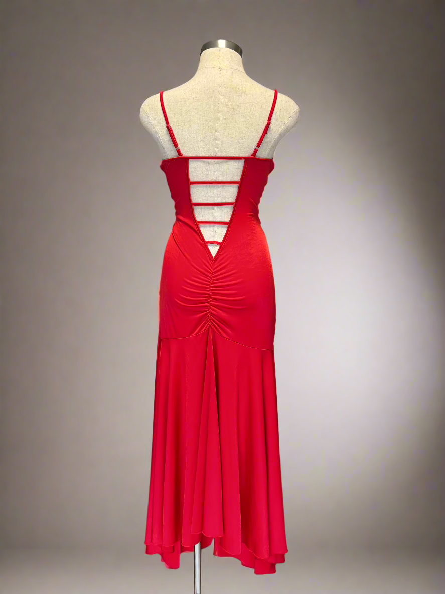 Red Vintage Flirty Dress