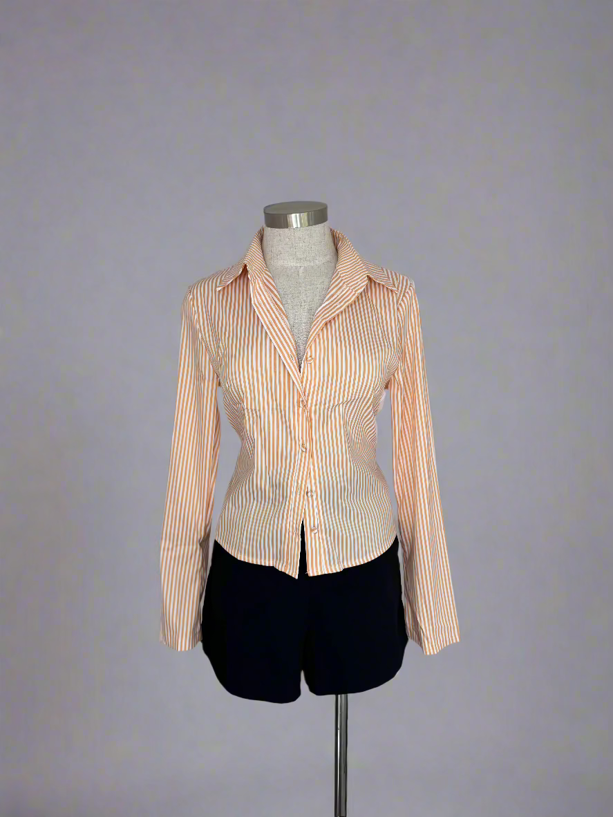 Striped Orange Shirt