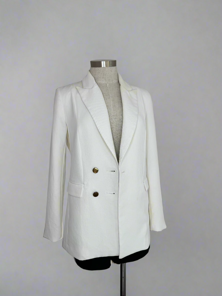 White Formal Blazer