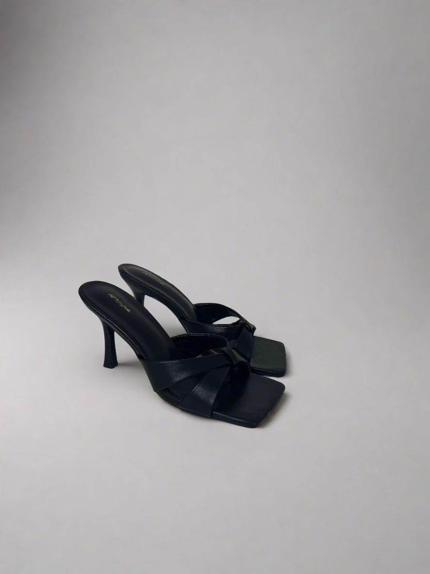 Black Thong Heels