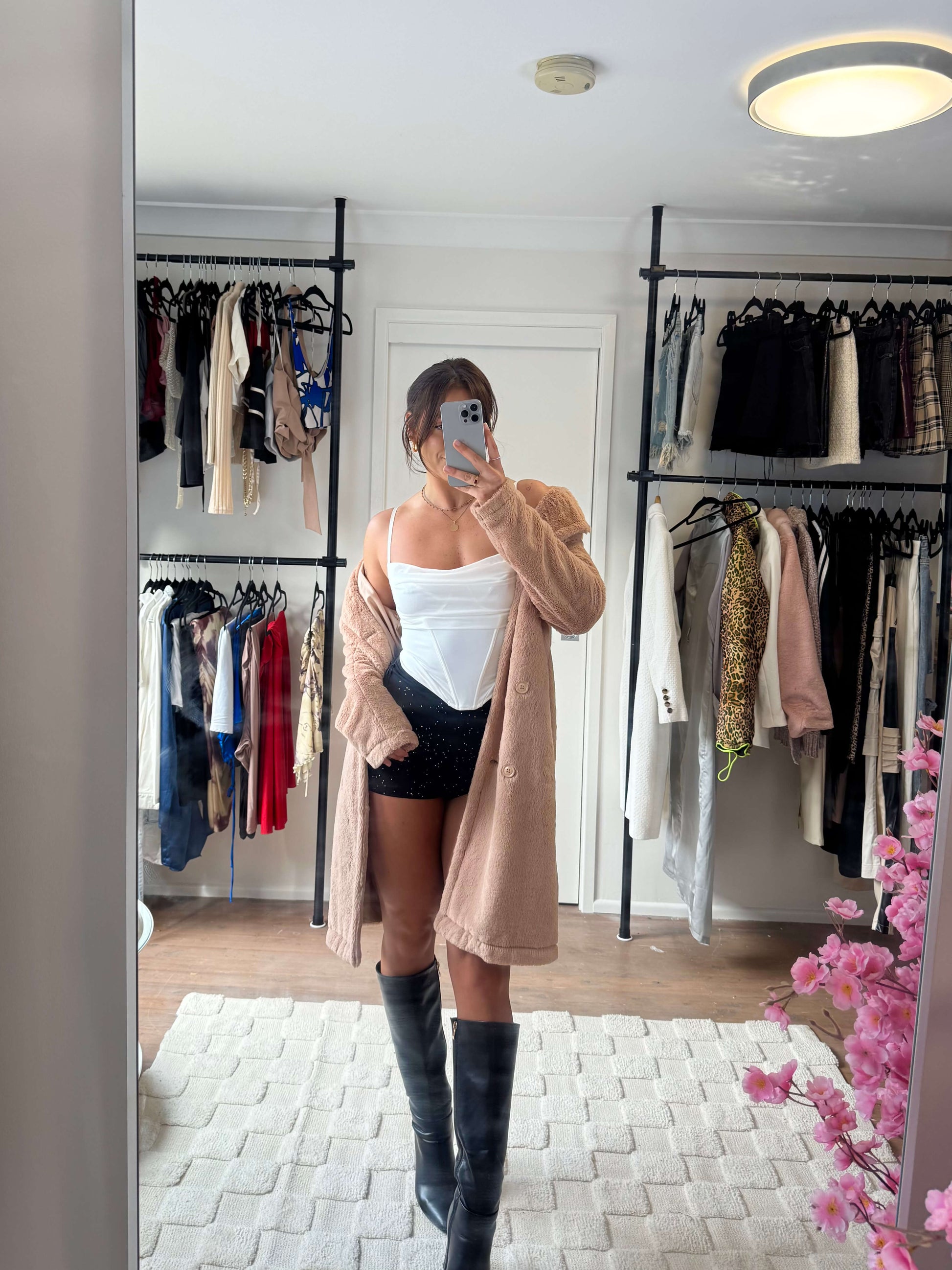 Fluffy Faux Fur Coat
