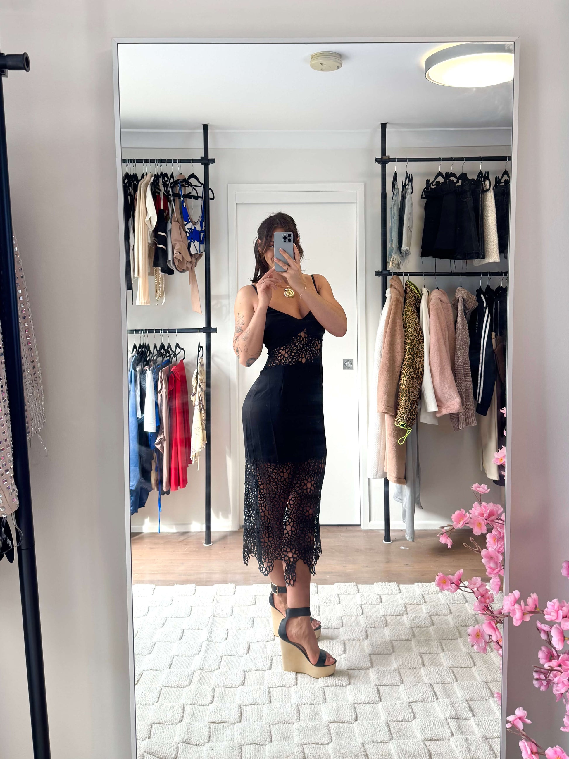 Honeycomb Maxi Dress