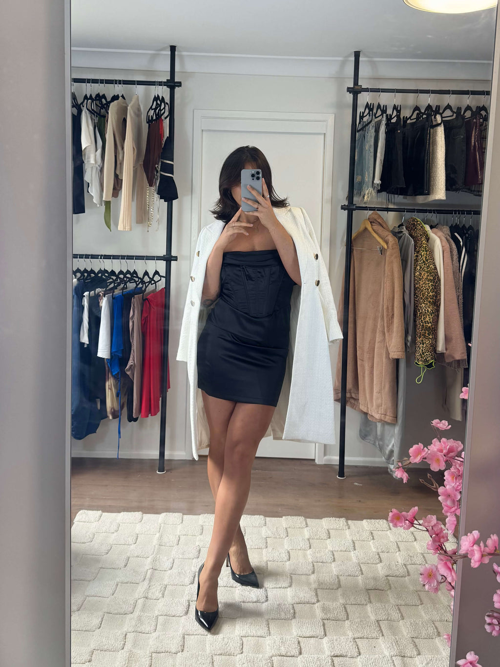 Satin Corset Mini Dress