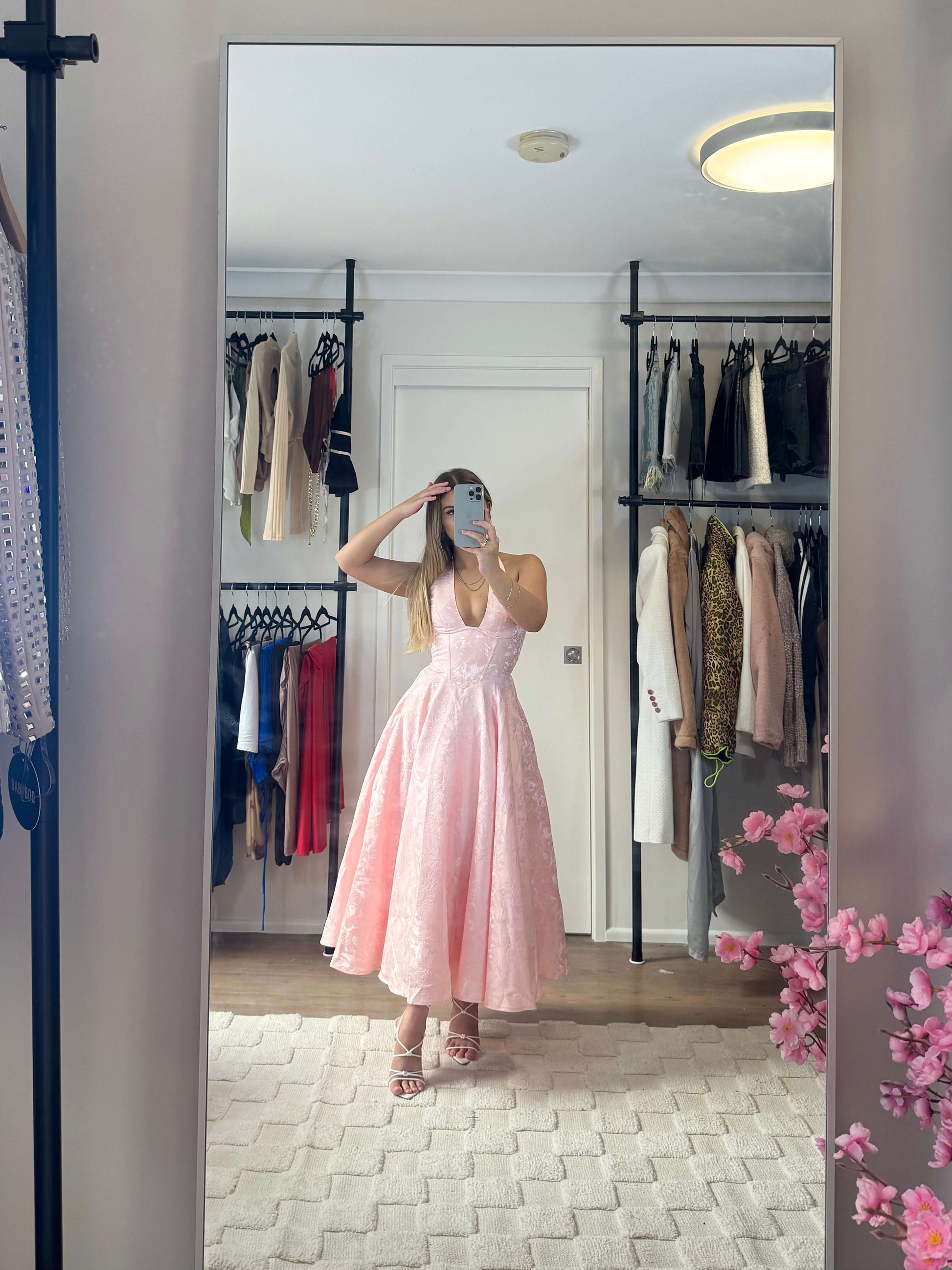 Tulle Midi Corset Dress