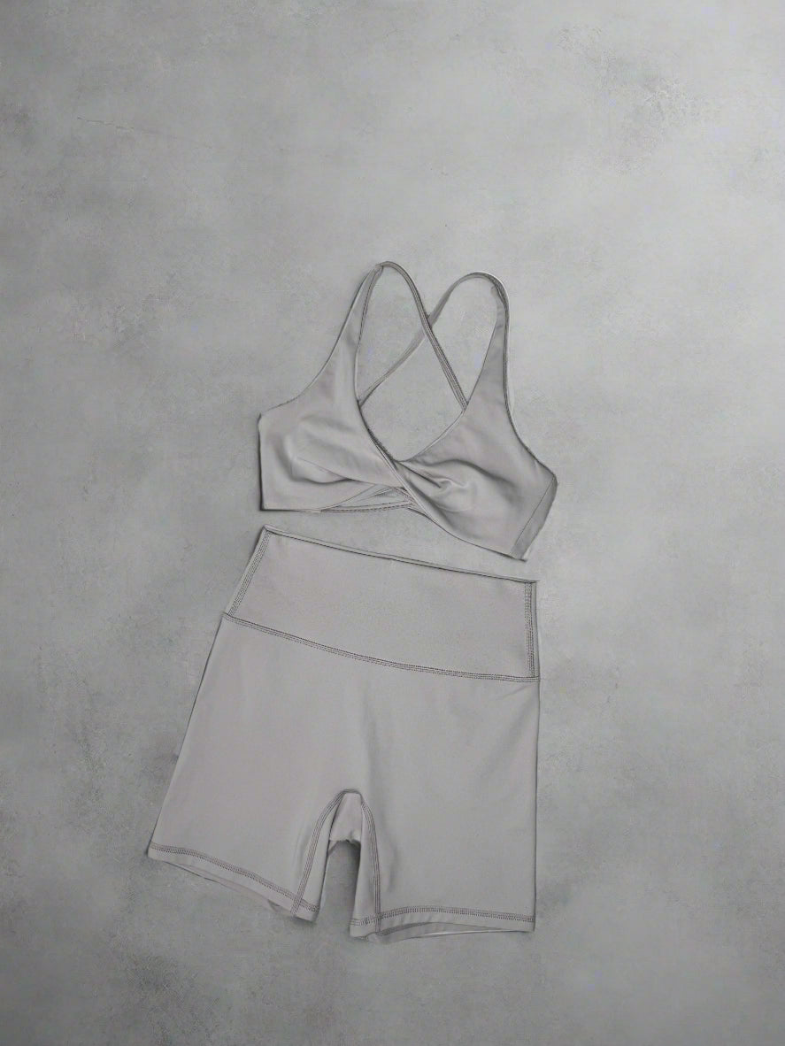 Beige Activewear Set
