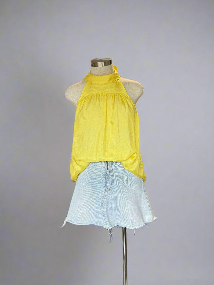 Yellow Halter Top